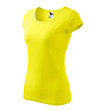 Дамска памучна тениска в жълто Pepa-2 снимка