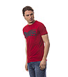 Памучна червена мъжка тениска Erik-2 снимка