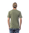 Мъжка памучна тениска Bruno в цвят маслина-1 снимка