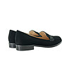 Велурени дамски обувки в черно Evana-4 снимка