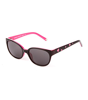 Детски слънчеви очила в черно и розово Lela снимка