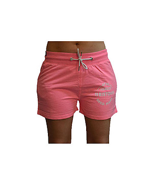 Розови дамски къси панталони Greta с памук снимка