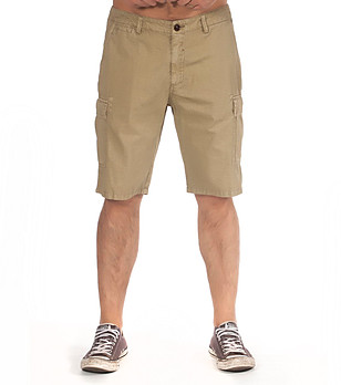 Мъжки памучен къс панталон Mauno снимка