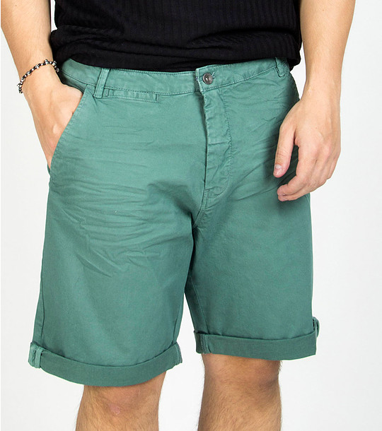 Зелен мъжки памучен къс панталон Brant снимка
