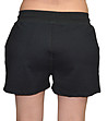 Черни дамски къси панталони Greta с памук-1 снимка