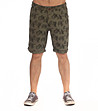 Къс мъжки памучен панталон в цвят каки с принт Desmond-0 снимка