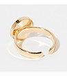 Дамски пръстен в златисто и черно Jade-2 снимка