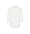 Дълга памучна дамска риза в бяло Futura-1 снимка