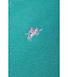 Дамска памучна жилетка в цвят мента Lorna-3 снимка
