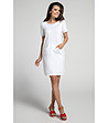 Бяла памучна спортна рокля Brenda-0 снимка