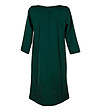 Тъмнозелена разкроена рокля Arina-1 снимка