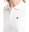 Бяла памучна дамска блуза с лого Zoie-2 снимка