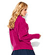 Дамски пуловер в цвят циклама Traci-1 снимка