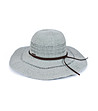Сива дамска шапка с тъмнокафява лента Tassia-0 снимка