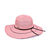 Розова дамска шапка с тъмнокафява лента Tassia-0 снимка