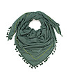 Тъмнозелен дамски шал с декорация от пайети Rikarda-0 снимка