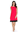 Елегантна рокля Reli в червен нюанс-0 снимка