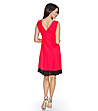 Елегантна рокля Reli в червен нюанс -1 снимка