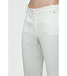 Бял дамски панталон Felipa-3 снимка