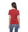 Червена дамска памучна тениска Aria-1 снимка
