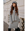 Комплект от пуловер и пола в сиво Elrica-4 снимка