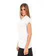 Бяла дамска блуза с джоб Salvena-2 снимка