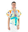 Дамска памучна многоцветна блуза Vilelma-0 снимка