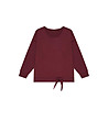Дамска блуза в цвят бордо-3 снимка