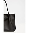Черна дамска чанта с изчистен дизайн Lala-2 снимка