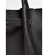 Черна дамска чанта с изчистен дизайн Lala-3 снимка