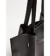 Черна дамска чанта с изчистен дизайн Lala-4 снимка