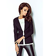 Елегантно дамско памучно сако в черно Amara-0 снимка