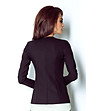 Елегантно дамско памучно сако в черно Amara-1 снимка