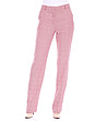 Розов дамски кариран панталон Verona-0 снимка