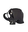 Черна дамска кожена чанта Giumbo-2 снимка