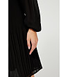 Черна рокля с дантела-4 снимка