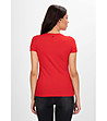 Дамска памучна тениска в червено Tessi-1 снимка