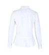 Ефектна бяла дамска риза Nicole -1 снимка