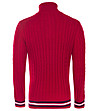Мъжки пуловер в червено с вълна Brandon-1 снимка