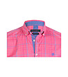 Мъжка памучна риза в розово и синьо Moriz-2 снимка