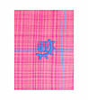 Мъжка памучна риза в розово и синьо Moriz-3 снимка