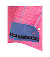 Мъжка памучна риза в розово и синьо Moriz-4 снимка
