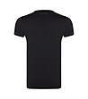Черна мъжка памучна тениска Ned-1 снимка