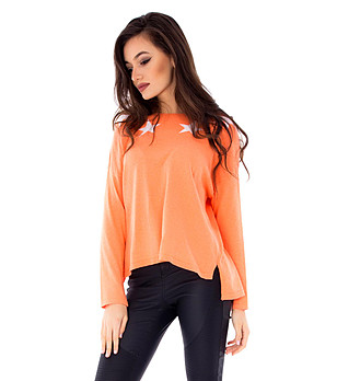 Оранжева дамска блуза снимка