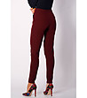 Дамски панталон Melisa в цвят бордо-1 снимка