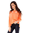 Оранжева дамска блуза-3 снимка