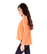 Оранжева дамска блуза-4 снимка