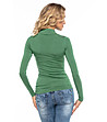Дамска поло блуза в зелено Mandy-1 снимка