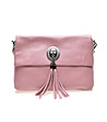 Дамска кожена чанта в розов нюанс Cindy-0 снимка