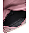 Дамска кожена чанта в розов нюанс Cindy-3 снимка